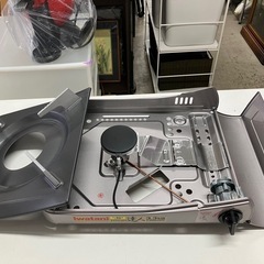 ☆値下げ☆H2505-203 Iwatani カセットフー達人 CB-AP-14 動作確認済み 箱・説明書付き ※ガスボンベは付いていません 中古美品の画像