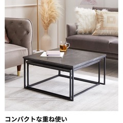 LOWYA 大理石柄　ローテーブルの画像