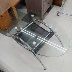 ★ジモティー割あり★ガラスローテーブル　　 高さ(H)41cm×...