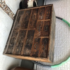 和風アンティーク収納棚（小型タンス？)