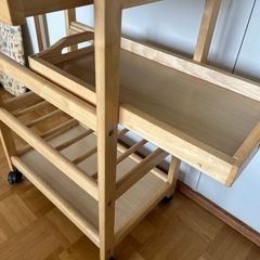 5/13までキッチンワゴン  キャスターつきの画像