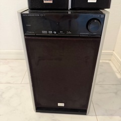 ONKYO サラウンドシステム HTX-11  動作確認済み.  汚れ、キズ,はあります。  。すべて写真に写っています。  . ご不明点があればコメントよろしくお願いいたしま。の画像
