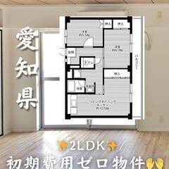 愛知県額田郡　初期費用ゼロ　家賃58000円　生活保護可