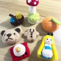 羊毛フェルト 小物セット ハンドメイド