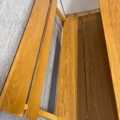 ダイニングテーブル　セット　ベンチ　ナチュラル　オーク　の画像