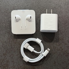 【純正】iPhone11Pro付属品3点セット（充電器・ケーブル・イヤホン）の画像