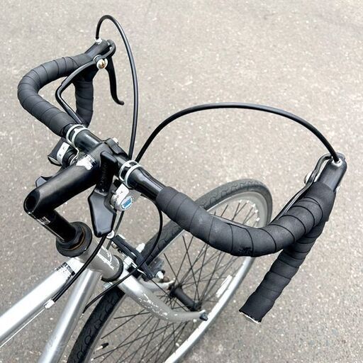 Grandir/グランディール ロードバイク 700C×28 3×7段変速 シルバー 27インチ相当 札幌 東区 店頭引き取り歓迎 Grandir/グランディール ロードバイク 700C×28 3×7段変速 シルバー 27