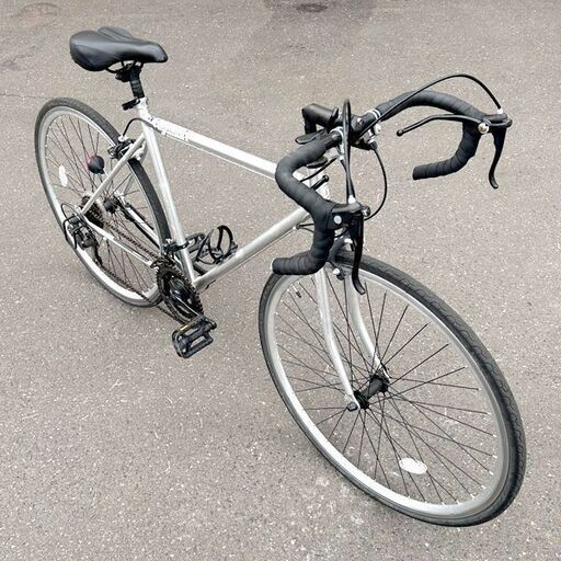 Grandir/グランディール ロードバイク 700C×28 3×7段変速 シルバー 27インチ相当 札幌 東区 店頭引き取り歓迎