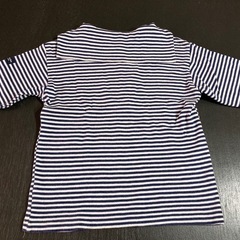 お値下げ‼︎　セーラーカラーのボーダー120㎝ムージョンジョン日本製の画像