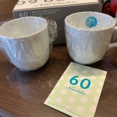 noritake 60 ホワイトチャイナマグカップセットの画像