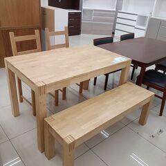 ★ジモティ割あり★ IKEA ダイニングセット ライトブラウン ...