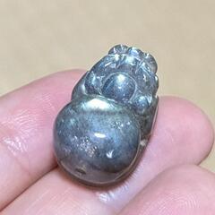 ●ラブラドライト貔貅ちゃんビーズ●の画像
