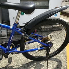 [商談中] あさひ/DRIDE/子供/24インチ/SUF004124/青　※スピードメーター動きませんの画像