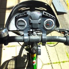 ブリジストン20インチ　グリーン自転車(男の子)の画像