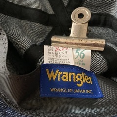 お値下げ‼︎　56㎝デニム　ラングラー　子供帽子の画像