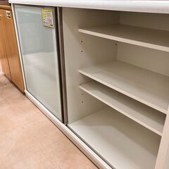 🍽ニトリ/NITORI🍽キッチンカウンター🍽140幅ワイド🍽傷に強い天板🍽食器棚🍽キッチンボード🍽NO.1308の画像