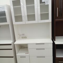 ★ジモティ割あり★  レンジボード ホワイト H200.5×D4...