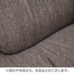 ≪zyt2126ジ≫ 3人掛けハイバックソファ 布張り 幅約175cm コンパクト/小さめ ② ファブリック/ニトリ製？/コウテイ？/中古家具/宮城県仙台市 70425-11の画像