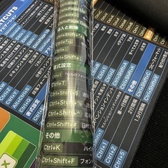 マウスパッドofficeショートカットキーガイド900*400mmの画像