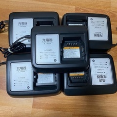 ヤマハ 電動自転車 バッテリー充電器　5個