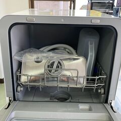 【リサイクルショップ　ピカソ　小松原】🍽️✨2021年製 シロカ 2WAY 食器洗い乾燥機 PDW-5D ゴールド✨🍽️★1098★の画像