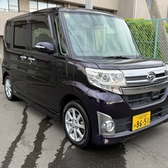 26年式/タントカスタム/カスタムXスマートセレクションSA/車検7年7月/片側パワースライドドア/8インチナビ/TV.DVD.CD.Bluetooth/ドラレコの画像
