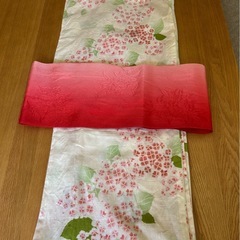 浴衣と半幅帯の画像