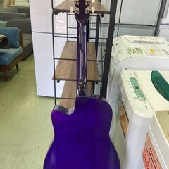 【リサイクルショップ ピカソ 小松原】🎸✨ おしゃれなパープルアコースティックギター入荷！ ✨🎸★9801★の画像