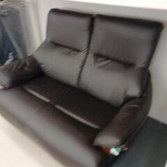 ★ジモティー割あり★デザインロー2Pソファー　BR　 高さ(H)...