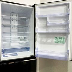三菱/ノンフロン冷凍冷蔵庫/MR-CX37F-BR/365L/3ドア/右開き/2020年製/幅60㎝/自動製氷/家電/MITSUBISHI/E1EP0801 の画像