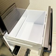 三菱/ノンフロン冷凍冷蔵庫/MR-CX37F-BR/365L/3ドア/右開き/2020年製/幅60㎝/自動製氷/家電/MITSUBISHI/E1EP0801 の画像