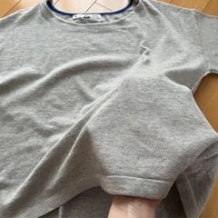 【Pal'las Palace】半袖ニット　グレーの画像
