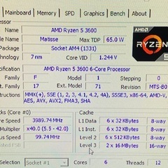 ryzen5 3600の画像