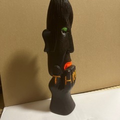 トーテムポール。海外土産。木製。の画像