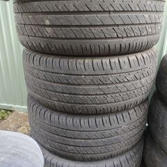 17x7＋40 100 4H Lehrmeister 4本 4.5分山 205/40R17の画像