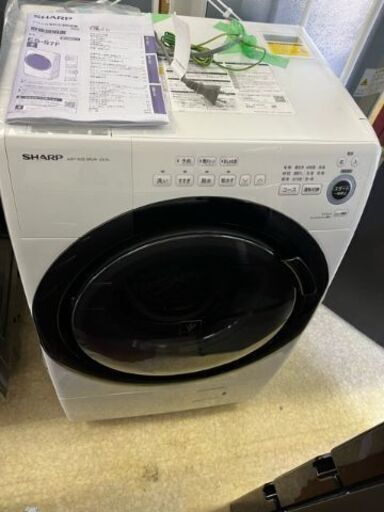 SHARP ドラム式洗濯機　8㎏　2021年製