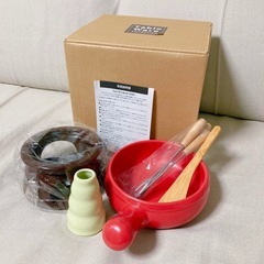 [未使用] K+dep フォンデュセット 14cm レッド 6