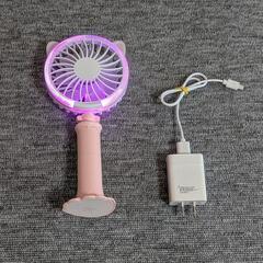 充電式ハンディ扇風機  美品ですの画像