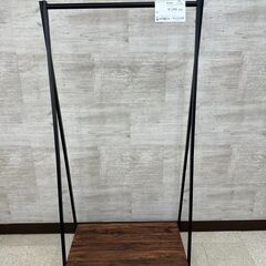 ★ジモティ割あり★TJ11570  ハンガーラック 黒茶 H16...