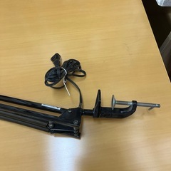 白熱橙照明器具/可動式電気スタンド/デスクスタンド/ビンテージ/昭和/レトロ