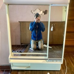 洗面台用ライト付鏡