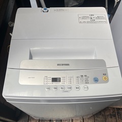 2021年製★中古★IRIS OHYAMA 5.0kg 全自動洗濯機☆部屋干しモード機能付き!!IAW-T502E