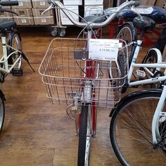 ★ジモティ割あり★  自転車 26インチ レッド クリーニング済...