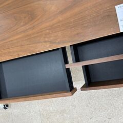 ★ジモティ割あり★ TJ11579 ニトリ デスク 茶 H72×D48×W110 クリーニング済みの画像