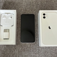 美品　iPhone11 256G ホワイトSIMフリー