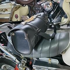 バイク用本革バック。の画像