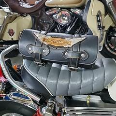 バイク用本革バック。