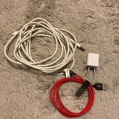 USB充電器アダプター&ケーブル ①