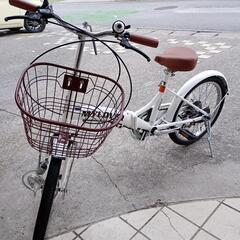 ギア付折り畳み自転車