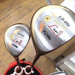 ゴルフクラブセット レディース ホンマ LB-606 1W 5W 4～11番アイアン SW 社外パター 中古 札幌市厚別区 厚別店の画像